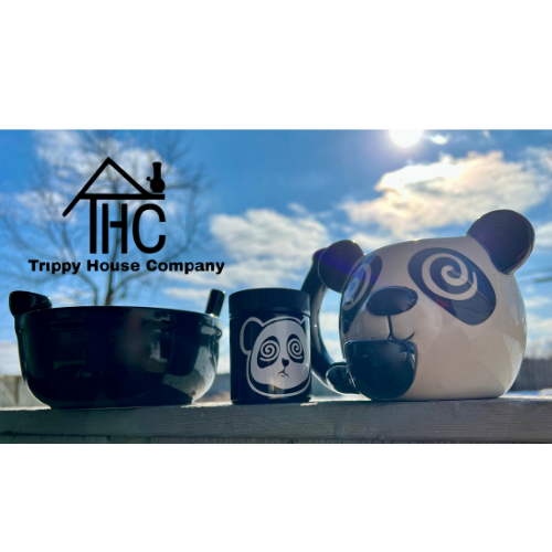 Ceramic Panda Mug Pipe  Panda Mug Smoking Pipe